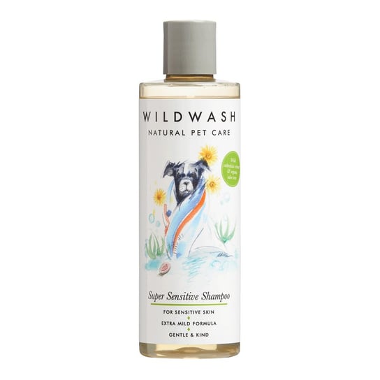 Szampon dla psa do sierści wrażliwej  WildWash Pet Super Sensitive (250 ml) Wildwash UK