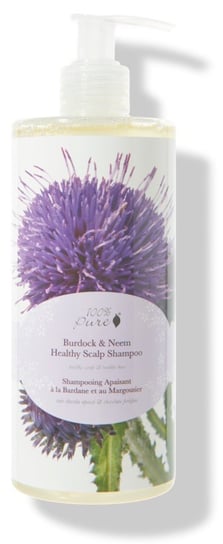 Szampon z łopianem – 100% Pure Burdock & Neem Healthy Scalp Shampoo 100% Pure