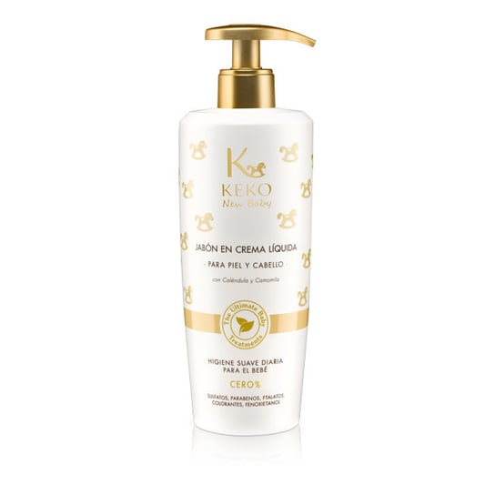 Szampon-żel dla niemowląt i dzieci / Keko New Baby The Ultimate Baby Treatments Liquid Cream Soap (500 ml) Inna marka