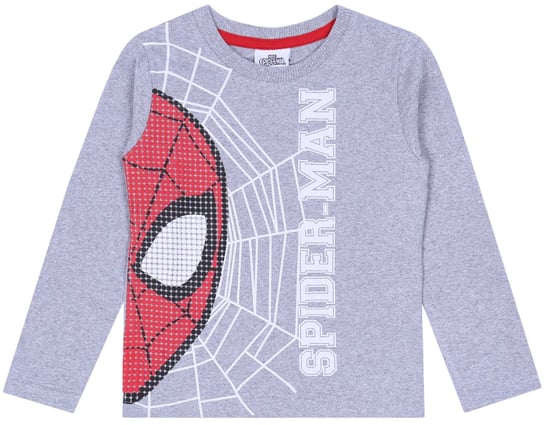 Szara, chłopięca bluzka z motywem Spider-Man Marvel