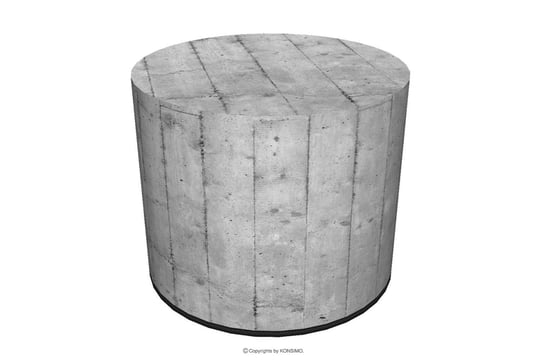 Szara pufa beton RASIL Konsimo