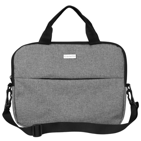 Szara torba na laptopa 15,6 cali Zagatto 40x29x4,2 cm Uniwersalny Zagatto