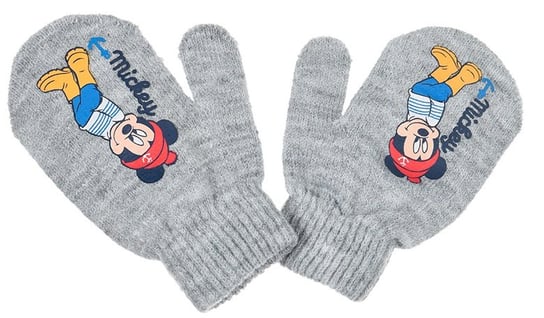 Szare Rękawiczki Niemowlęce Mickey Mouse Disney Baby