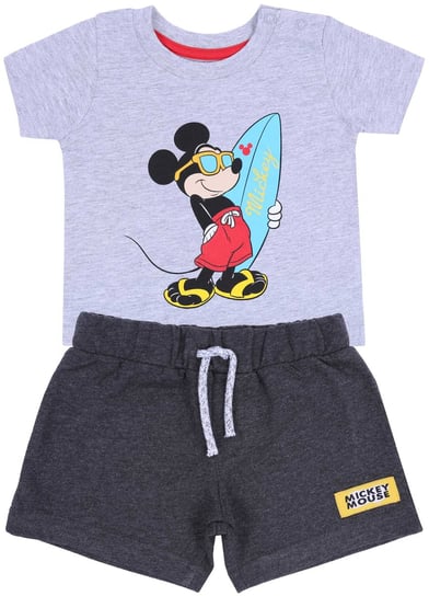 Szare spodenki + koszulka Myszka Mickey DISNEY 0-3 m 62 cm Disney