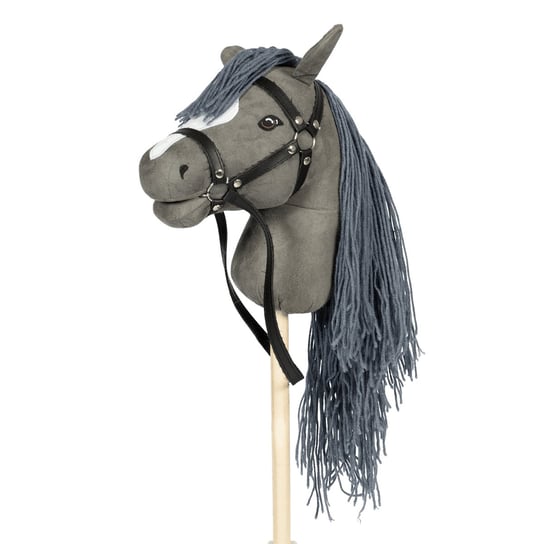 Szary Koń Na Kiju Z Otwartą Buzią - Hobby Horse - By Astrup Inna marka
