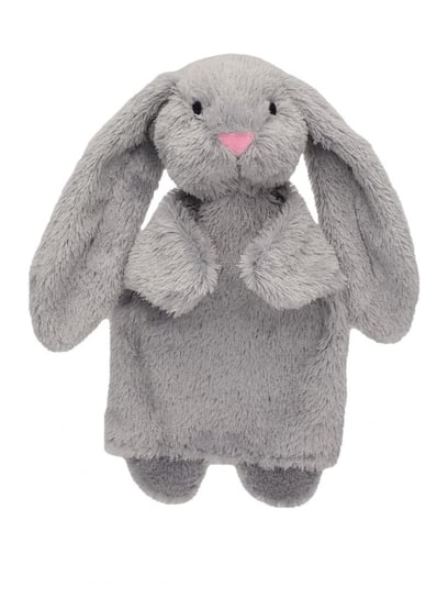 Szary królik pluszowa pacynka 30 cm wysoka jakość idealna do zabawy w teatrzyk MUBrno
