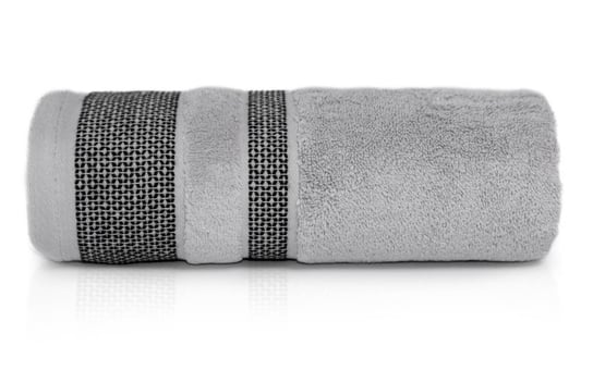 Szary ręcznik Carlo 50x90 frotte 100% bawełna 550g/m2 elegancki Detexpol