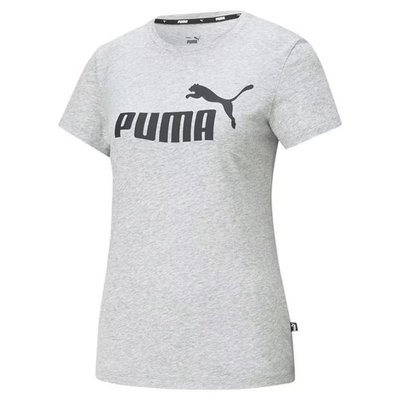 Szary T-shirt damski Puma No1 Logo QT, Rozmiar M Puma