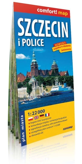 Szczecin, Police. Plan miasta 1:22 000 Expressmap Polska Sp. z o.o.