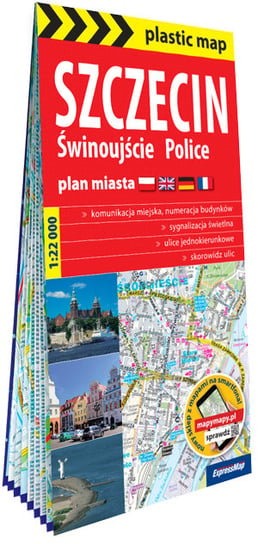 Szczecin, Świnoujście, Police. Plan miasta 1:22 000 Opracowanie zbiorowe