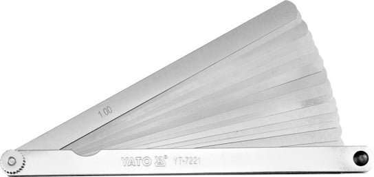 Szczelinomierz YATO 7221, 17 listków, 200 mm Yato