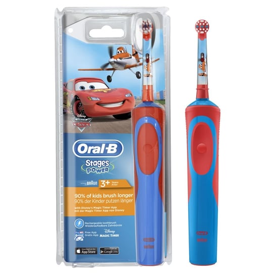Szczoteczka akumulatorowa ORAL-B D12 KIDS Cars, 7600 obr./min Oral-B