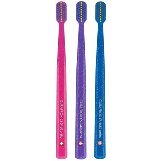 Szczoteczka Curaprox CS ortho ultra soft (multicolor) x3 Curaprox