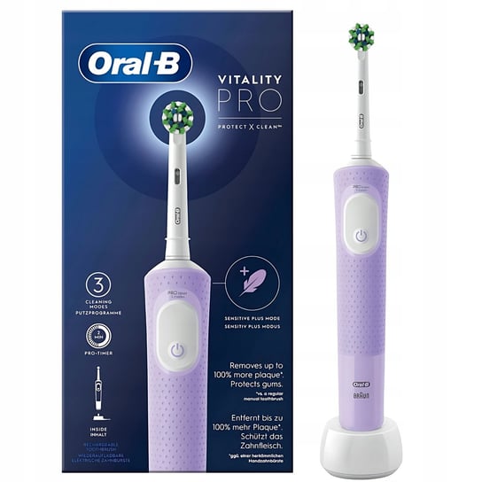 SZCZOTECZKA ELEKTRYCZNA DO ZĘBÓW ORAL-B VITALITY PRO FIOLETOWA Oral-B