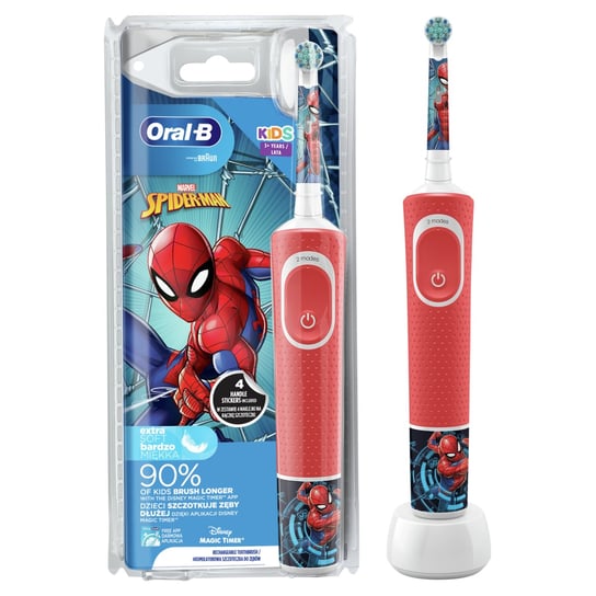 Szczoteczka elektryczna ORAL-B D100 Kids Spiderman Oral-B