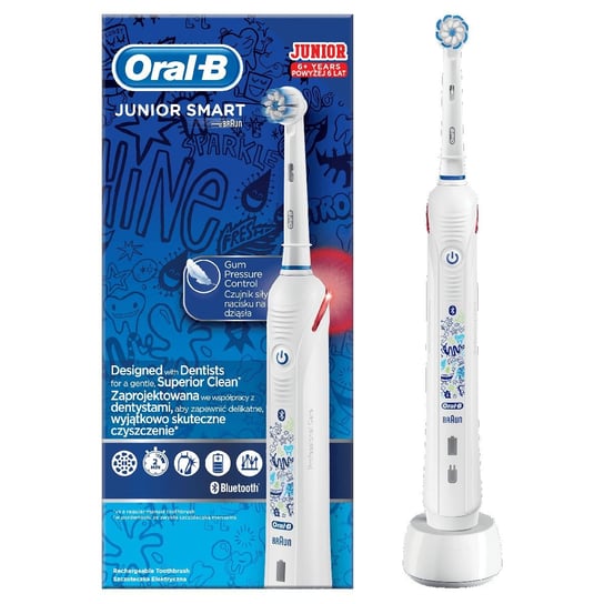 Szczoteczka elektryczna ORAL-B Junior Smart White Smart 4 Tech Oral-B