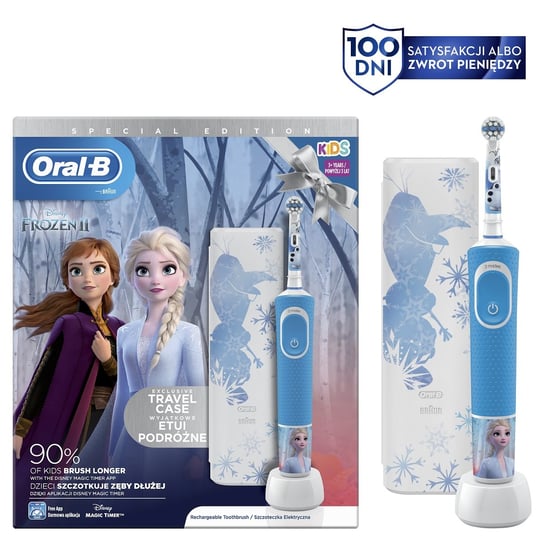 Szczoteczka elektryczna ORAL-B Kids 3+ Frozen II + etui podróżne Oral-B