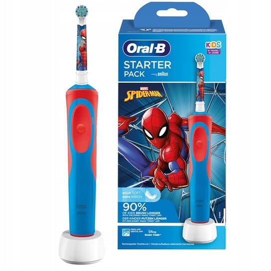 Szczoteczka elektryczna ORAL-B Kids Spider-Man Oral-B