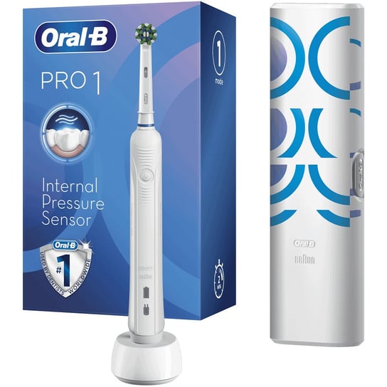 Szczoteczka Elektryczna Oral-B Pro 1 750 Biała Etui Oral-B