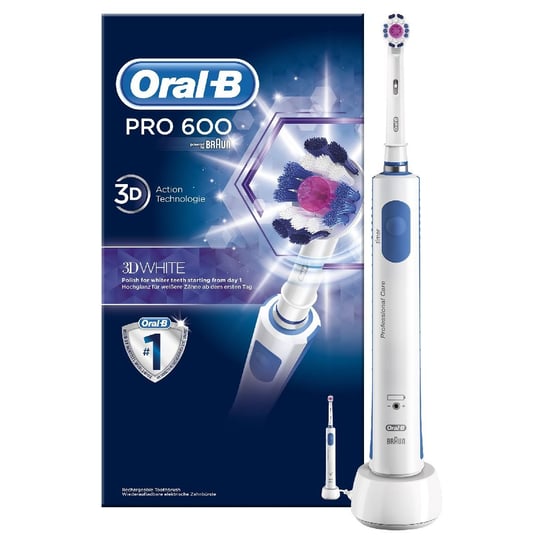 Szczoteczka elektryczna ORAL-B Pro 600 3D White Oral-B