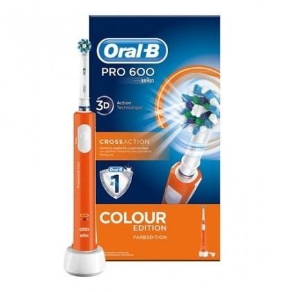 Szczoteczka elektryczna ORAL-B Pro 600 CrossAction Orange Oral-B