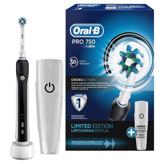 Szczoteczka elektryczna ORAL-B Pro 750 CrossAction + etui Oral-B