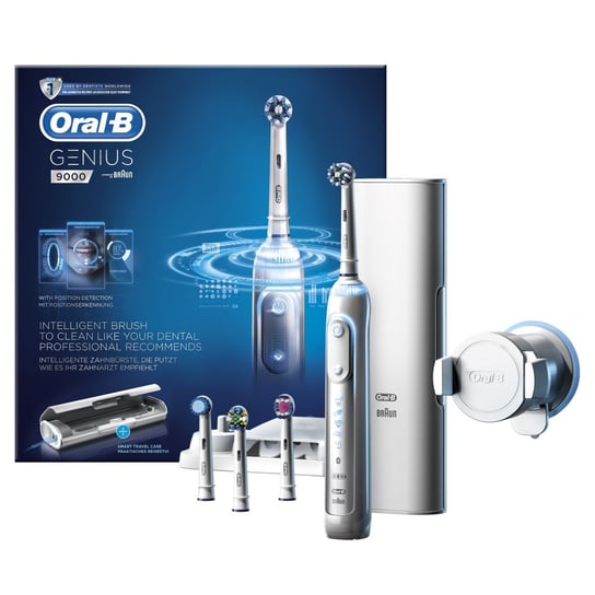 Szczoteczka elektryczna ORAL-B Pro Genius 9000, 8800 obr/min + 4 końcówki Oral-B