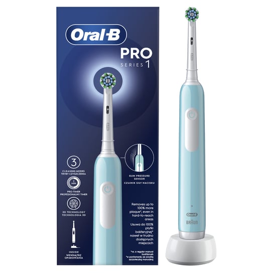 Szczoteczka elektryczna ORAL-B PRO1 CrossAction Blue Oral-B