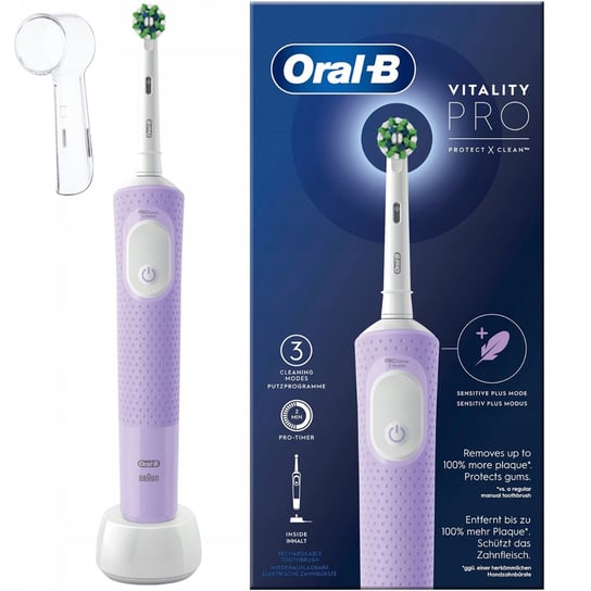 Szczoteczka elektryczna Oral-B Vitality Pro D103 Lilac Violet + osłonka Oral-B
