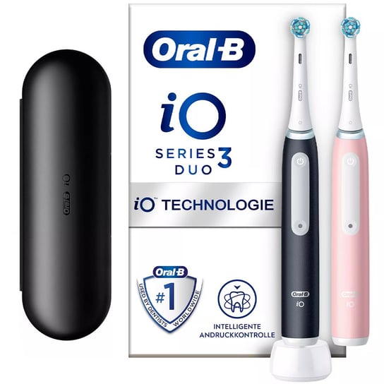 Szczoteczka Oral-B Io Series 3N Dwupak Matt Black + Blush Pink Oral-B