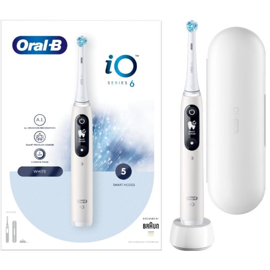 Szczoteczka Oral-B iO Series 6 White 2 końcówki Oral-B