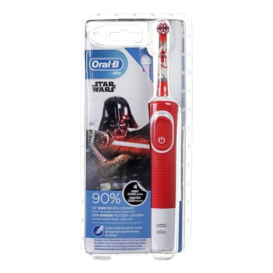 Szczoteczka rotacyjna dla dzieci ORAL B D100 Kids Star Wars czerwona Oral-B