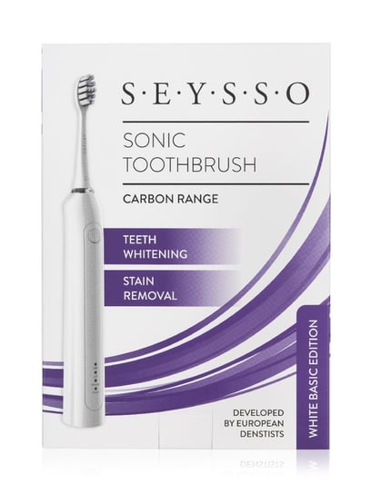 Szczoteczka soniczna SEYSSO Carbon Range Basic biała Seysso