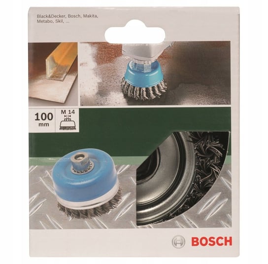 Szczotka garnkowa do szlifierek kąt.Bosch100mm M14 Bosch