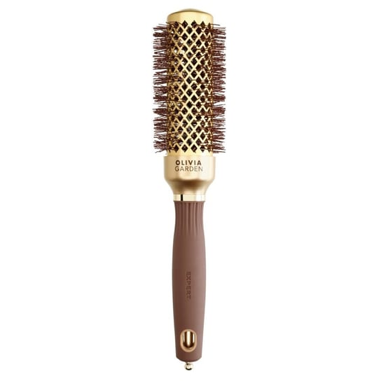 SZCZOTKA OLIVIA GARDEN EXPERT BLOWOUT SHINE WAVY BRISTLES GOLD&BROWN 35 MM Olivia Garden