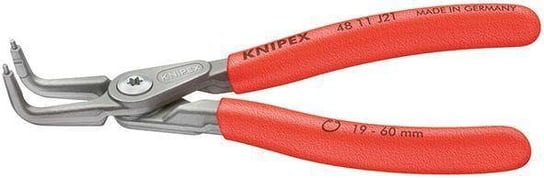 Szczypce do pierścieni osadczych wewn,wygięte, fosforanowane na szaro J41 mm KNIPEX Knipex