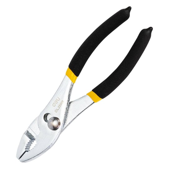 Szczypce do połączeń ślizgowych Deli Tools EDL25506, 6'' (czarno-żółte) Deli Tools