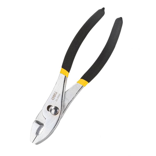 Szczypce do połączeń ślizgowych Deli Tools EDL25508, 8'' (czarno-żółte) Deli Tools