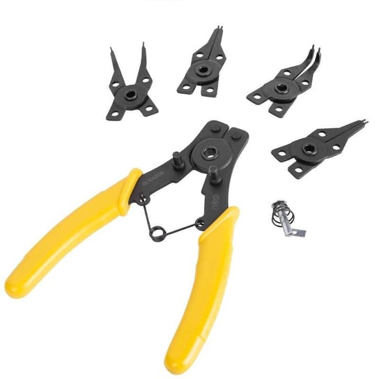 Szczypce Segera (komplet) Deli Tools EDL104506, 6" (żółte) Deli Tools