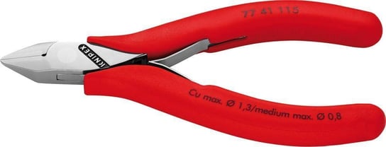 Szczypce tnące boczne dla elektroników 7741 115mm KNIPEX Knipex