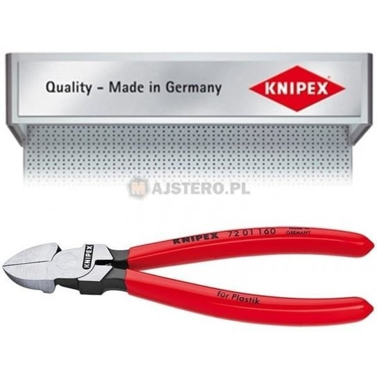 Szczypce tnące boczne do tworzyw sztucznych KNIPEX 72 01 140-160-180 Knipex