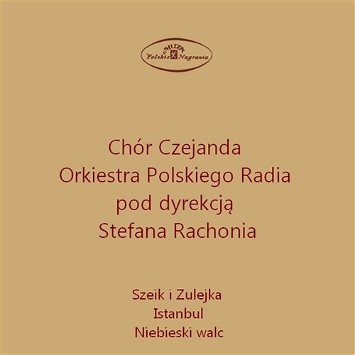 Niebieski walc Orkiestra Polskiego Radia pod dyrekcją Stefana Rachonia