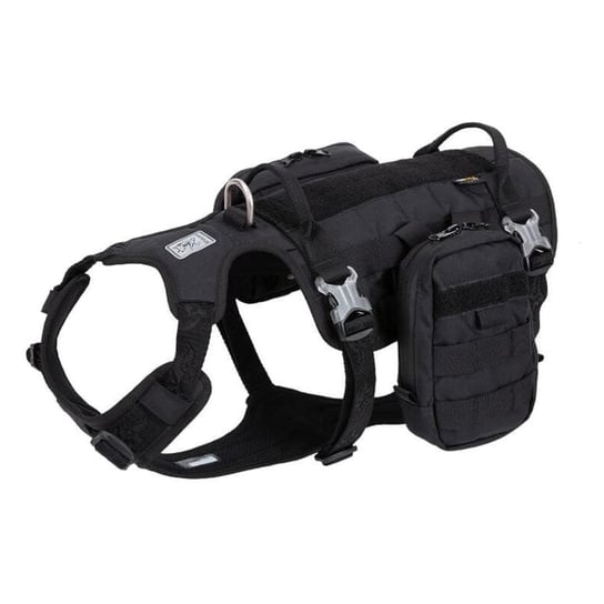 Szelki antyucieczkowe - plecak dla psa Winhyepet Army czarny M (obwód klatki od 56 cm do 69 cm) Winhyepet