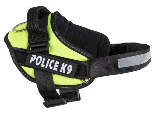 Szelki dla psa Police K9, rozmiar M, 55-66 cm, zielone KIK