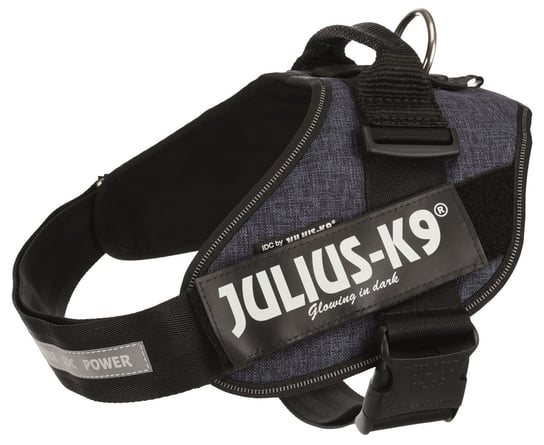 Szelki Julius-K9®, 2/L–XL: 71–96 cm/50 mm, jeans Trixie