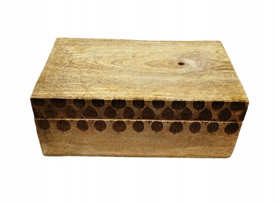 Szkatułka Drewniana Brązowa Skrzynka 18 cm Koopman