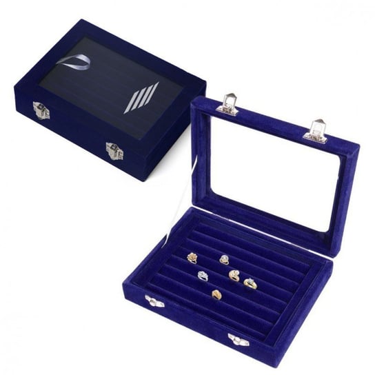 Szkatułka na biżuterię kuferek organizer pudełko PD131GRAN eCarla