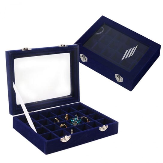 Szkatułka na biżuterię kuferek organizer pudełko PD133GRAN eCarla