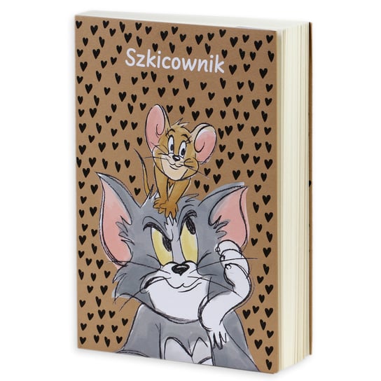 Szkicownik, Tom and Jerry, Format A5, 120 Kartek Empik