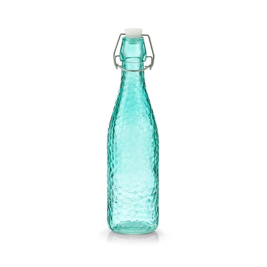 Szklana butelka z zamknięciem na klips ZELLER, morska, 500 ml Zeller